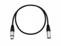 Mikrofono kabelis SOMMER CABLE XLR cable 3pin 0.9m bk Neutrik