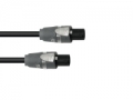 Kolonėlių laidas SOMMER CABLE Speaker cable Speakon 2x2.5 15m bk
