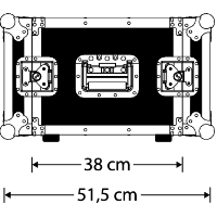 Apsauginė dėžė GDE Rack 2U (8,9cm), 5mm faniera