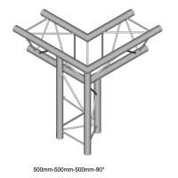 Trikampė aliuminio konstrukcija DURATRUSS DT 23-C33-RD