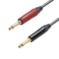 nstrumentinis laidas Adam Hall Cables 5 Star Series - Instrument Cable Neutrik silentPLUG 6.3 mm Jack mono to 6.3 mm Jack mono 6 m