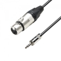 Audio laidas Adam Hall Cables 5 Star Series - Microphone Cable Neutrik XLR female to 3.5 mm Jack stereo 1.5 m