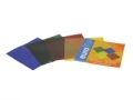 Spalvotų filtrų rinkinys EUROLITE Color-Foil Set 19x19cm, four colors