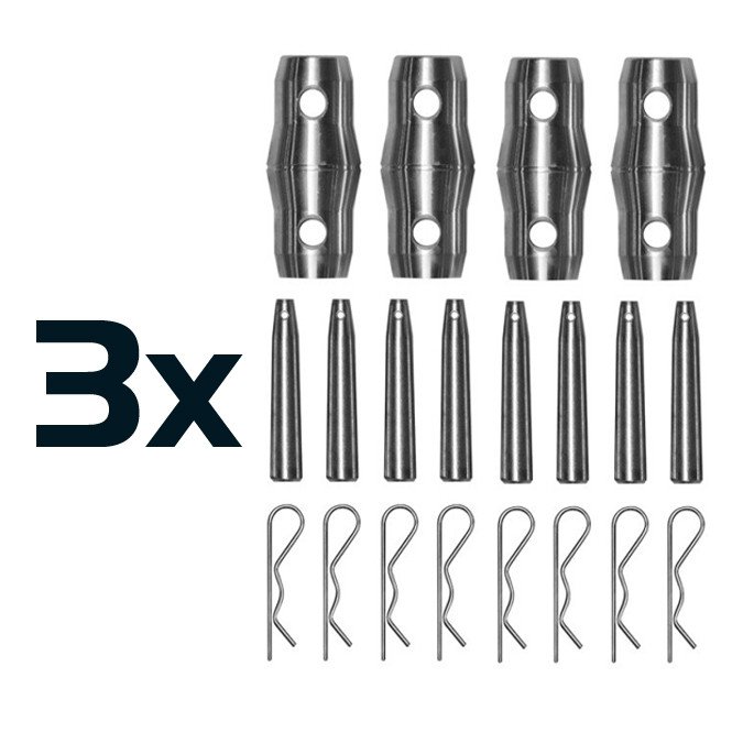 Aliuminio konstrukcija Duratruss DT 34/2-C41-X