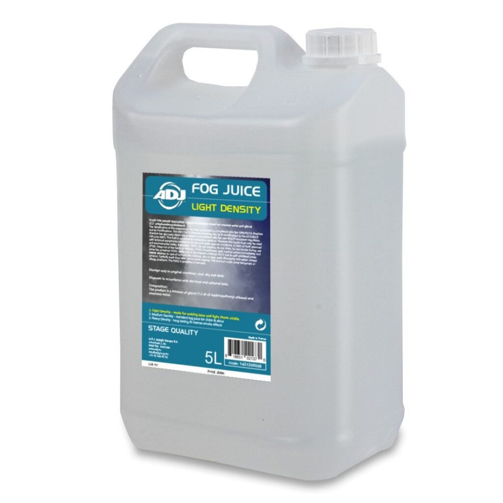 Dirbtinių dūmų skystis ADJ Fog Juice 1 Light (5 l.)