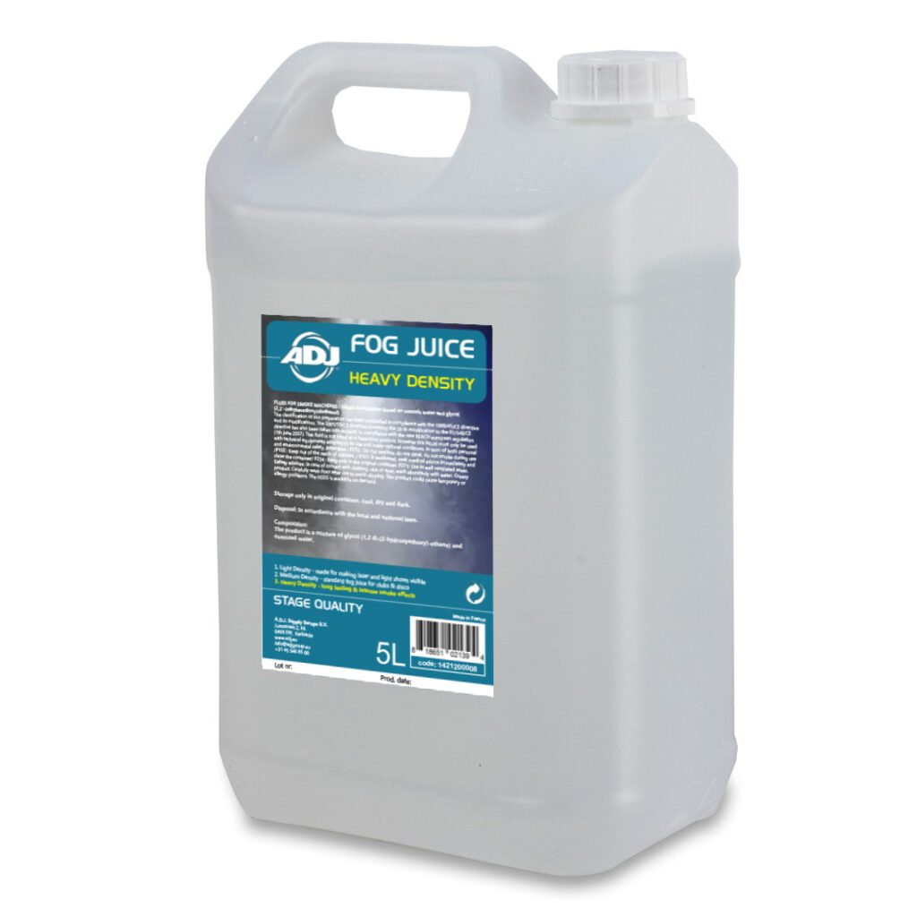Dirbtinių dūmų skystis ADJ Fog Juice 3 Heavy (5 l.)