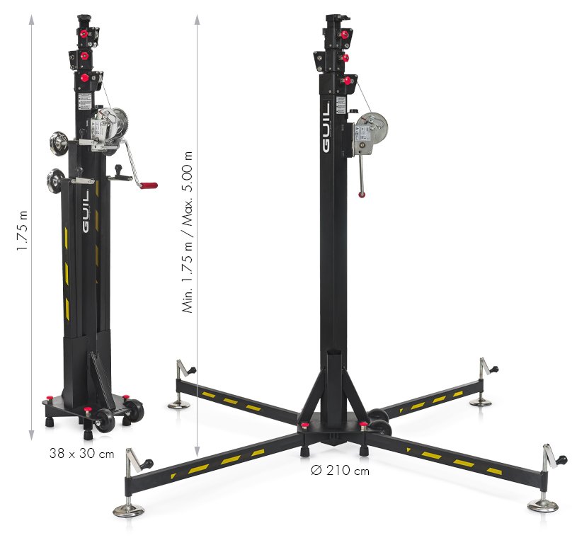 Keltuvas GUIL ELC-735 (5m)