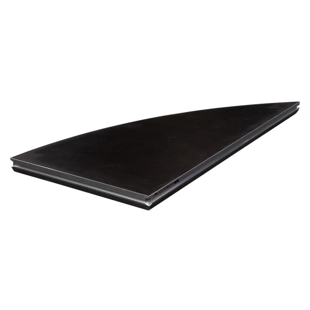 Lenktos formos scenos pakyla DURASTAGE 750 2x1m Round Left