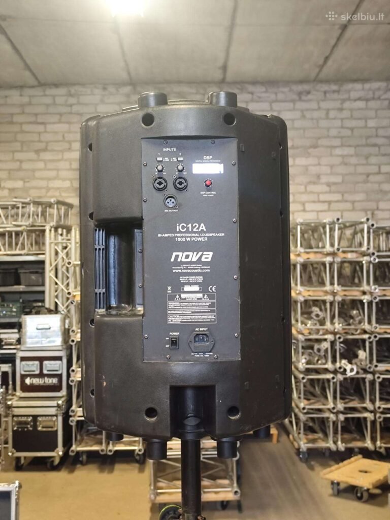 Naudota aktyvi kolonėlė su valdymo procesoriumi Nova iC12A (350w)