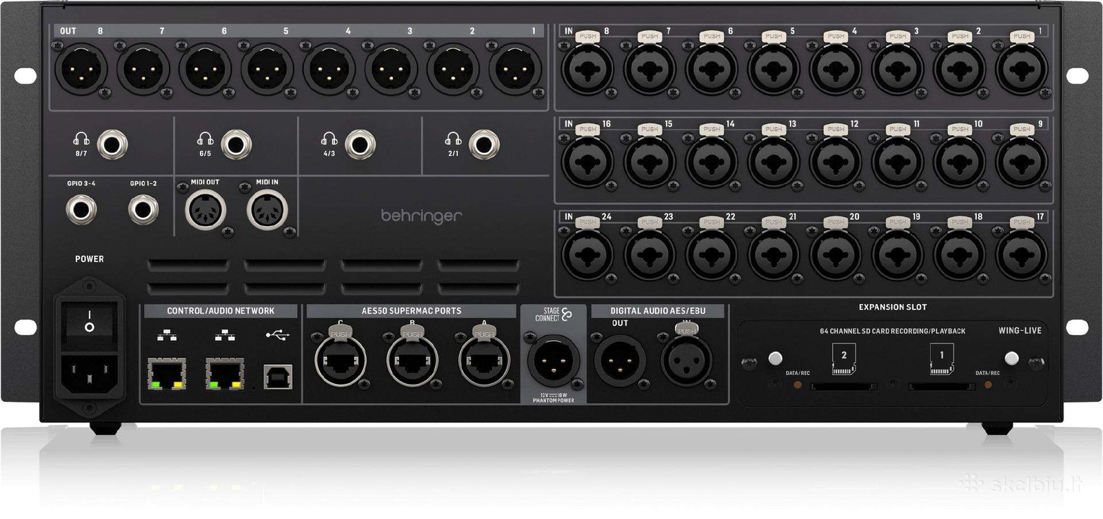 Skaitmeninis mikšerinis pultas Behringer Wing Rack - Image 2